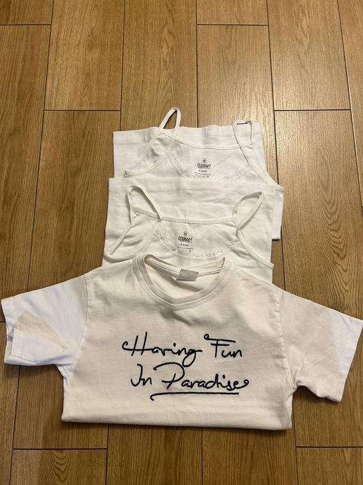 Маєчки і футболка Zara 5-6 років