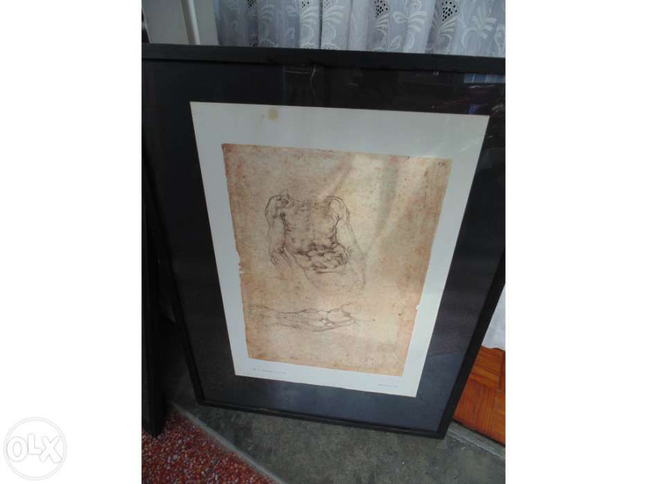 2 Quadros reproduções Michelangelo