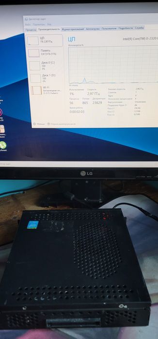 Міні ПК для навчання: intel i5 8gb ram 128ssd+2t ssd