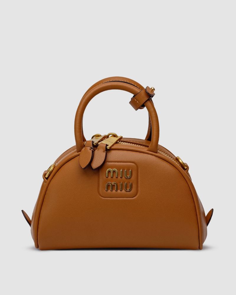 Torebka Miu Miu Top-Handle Bag Brown