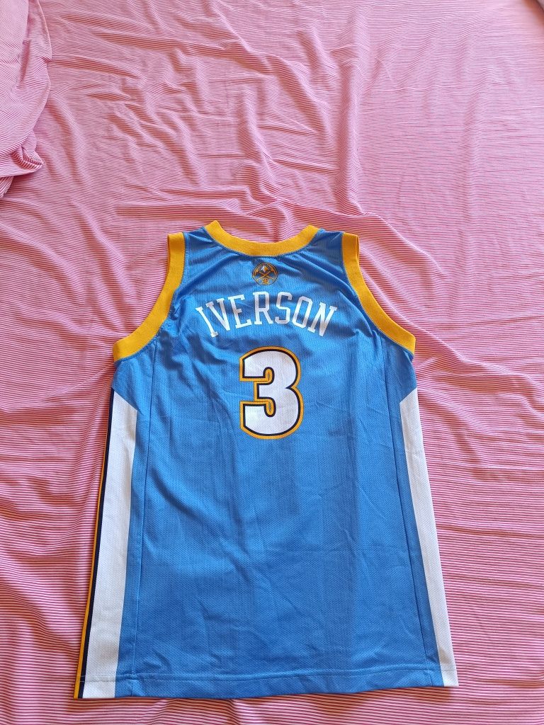 Jersey da NBA oficial - Allen Iverson, Nuggets (portes grátis)