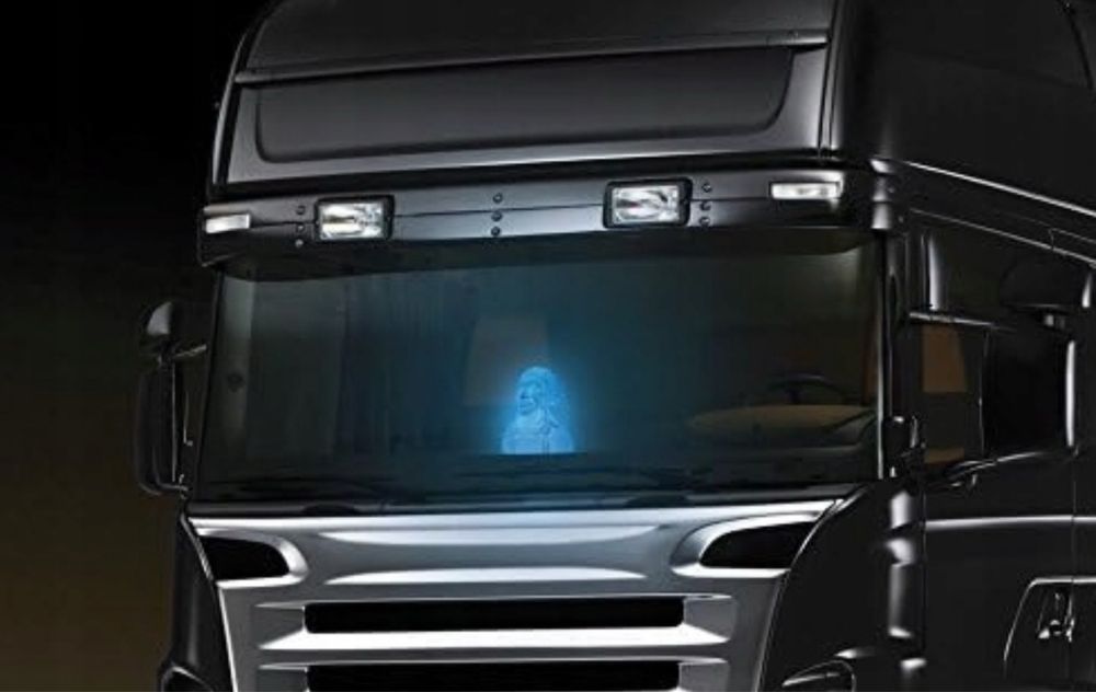 Niebieska lampa LED figurka Indyjska wtyczka zapalniczki 24V