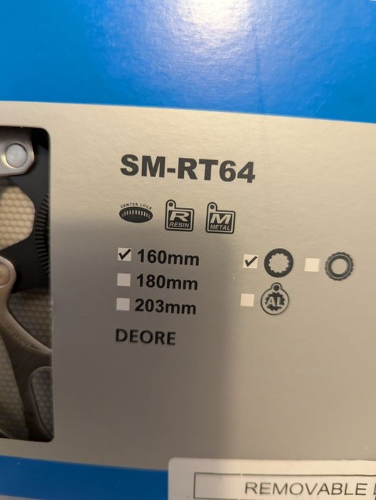 Discos travão Shimano Deore SM-RT64 novos