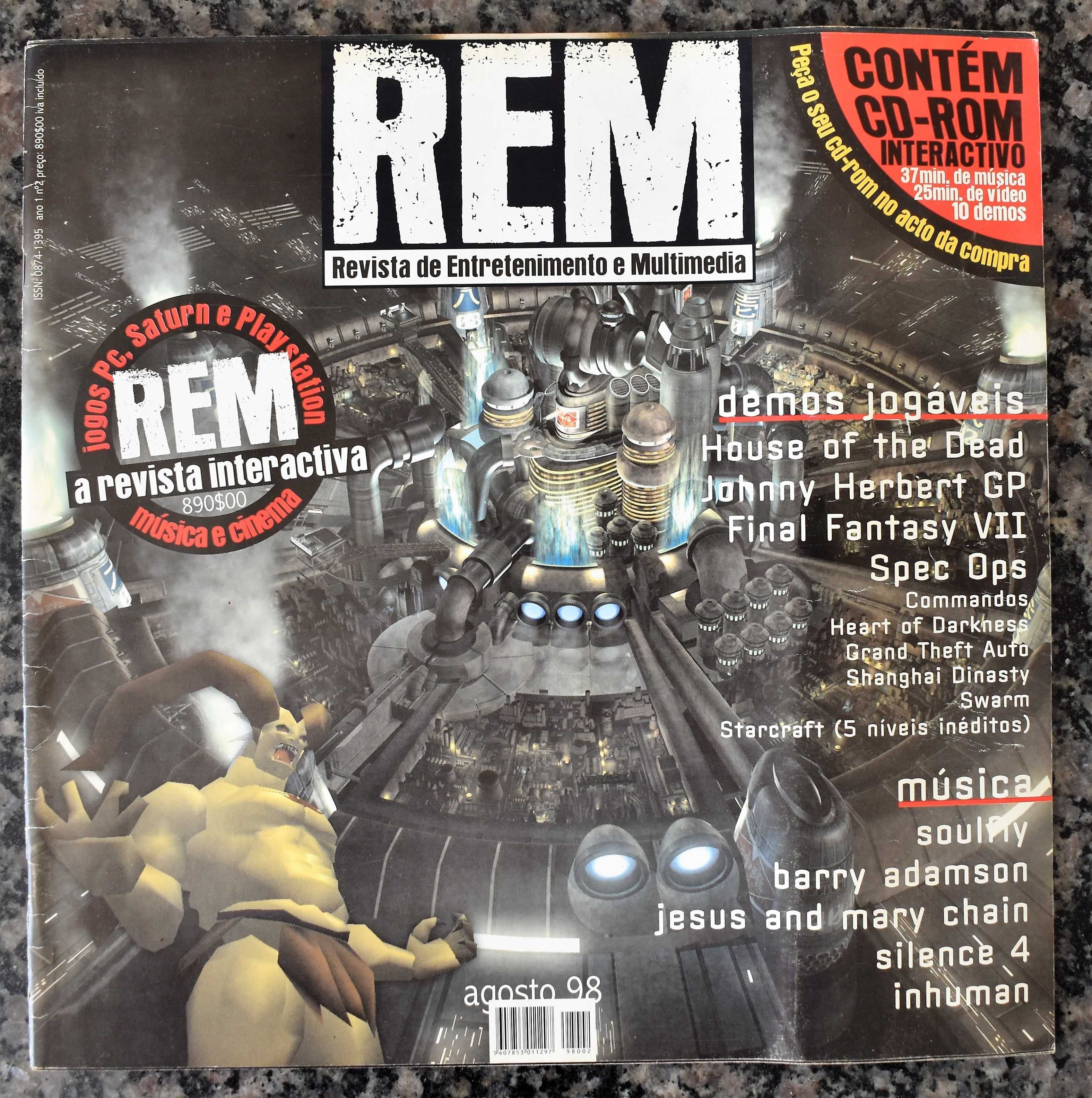 REM - Revista de Entretenimento e Multimédia (Nºs 1 e 2 + CD-ROM' s)