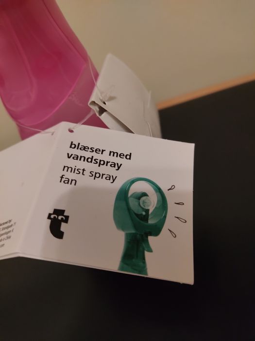 Ventoinha com água Tiger (nova)