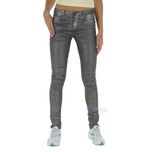 Spodnie Damskie Srebrne Błyszczące Adidas W38411 NOWE