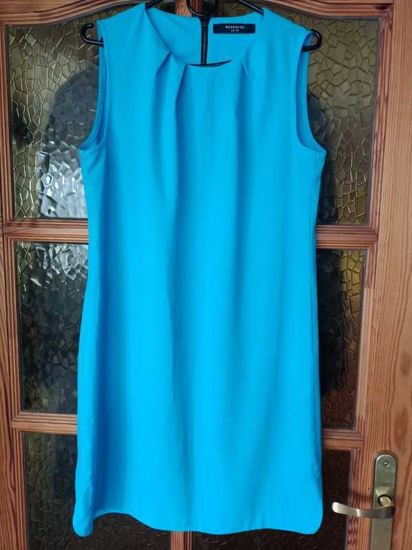 Błękitna sukienka Reserved rozmiar 38