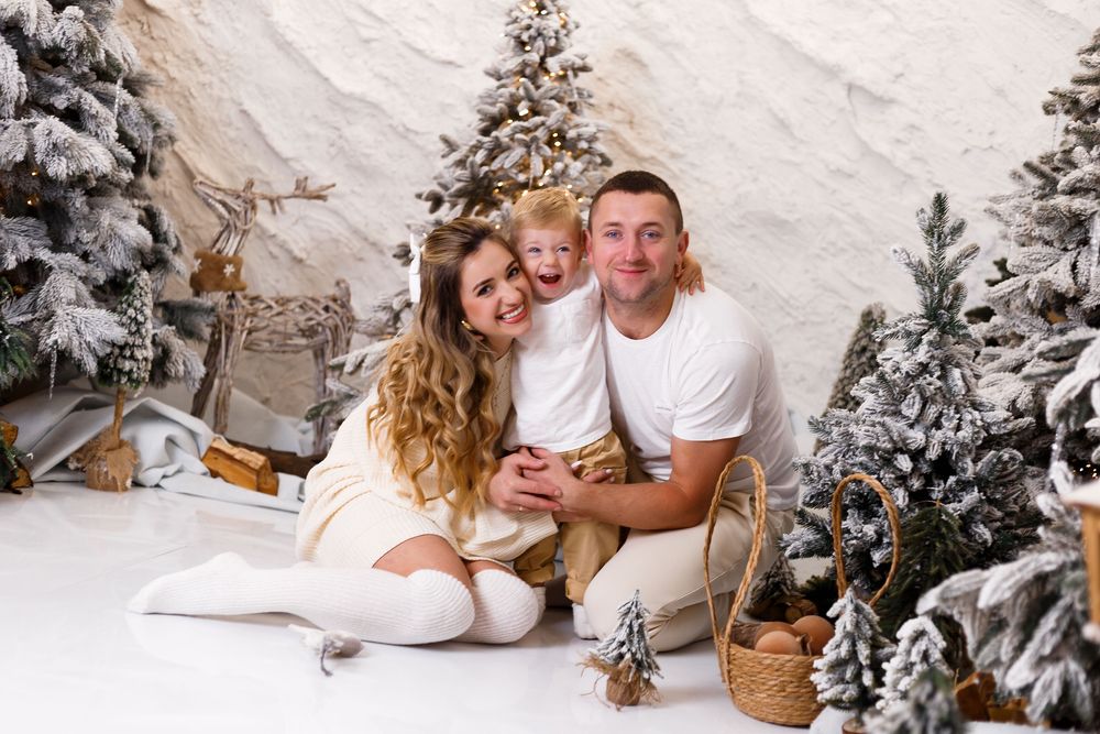 Різдвяна новорічна сіейна фотосесія фотограф львів, портрет