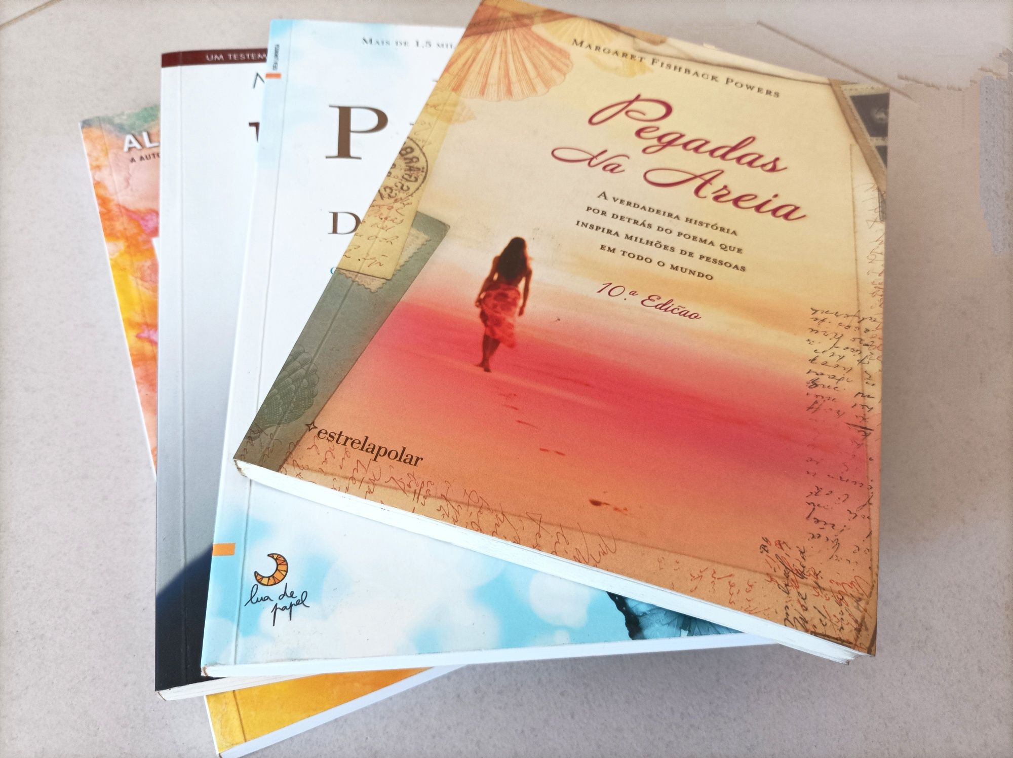 Livros Espirituais / Auto-Ajuda (Pegadas na Areia)