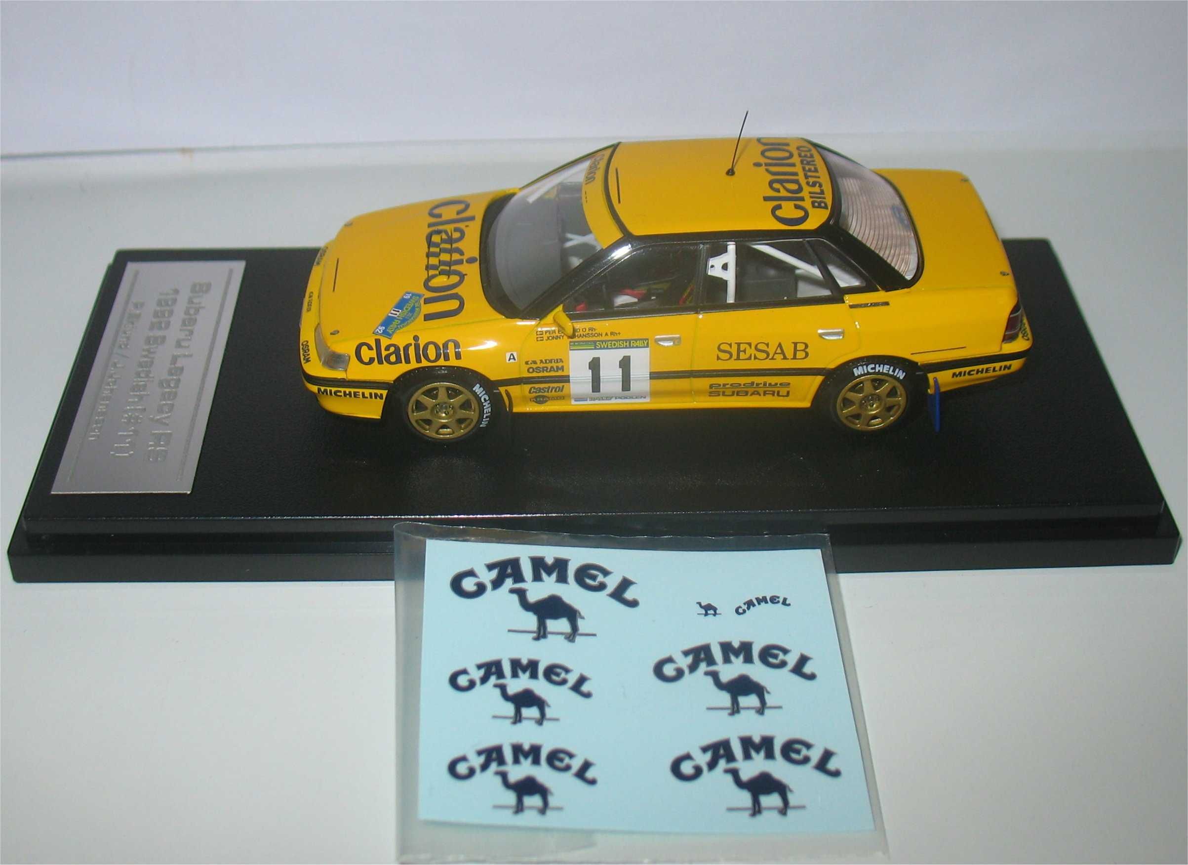 HPI -Subaru Legacy RS CAMEL - 6º Rally Suécia 1992 - Eklund