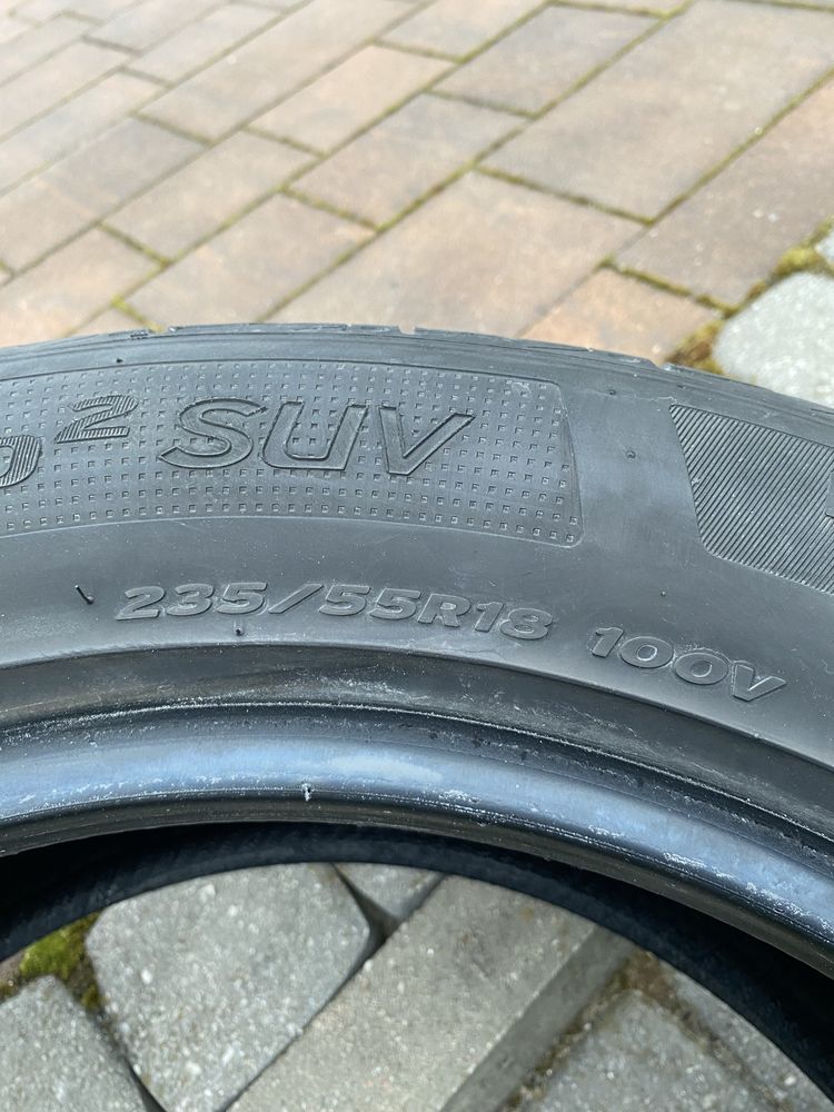 Opony używane Hankook lato 235/55/18 —— 100zł szt