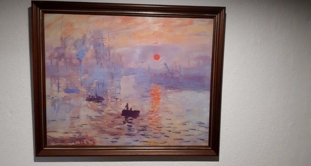 Quadro moldura Claude Monet