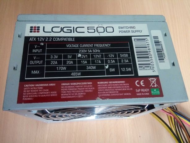 блок живлення на  500 ват   Logic 500 power supply  500 W