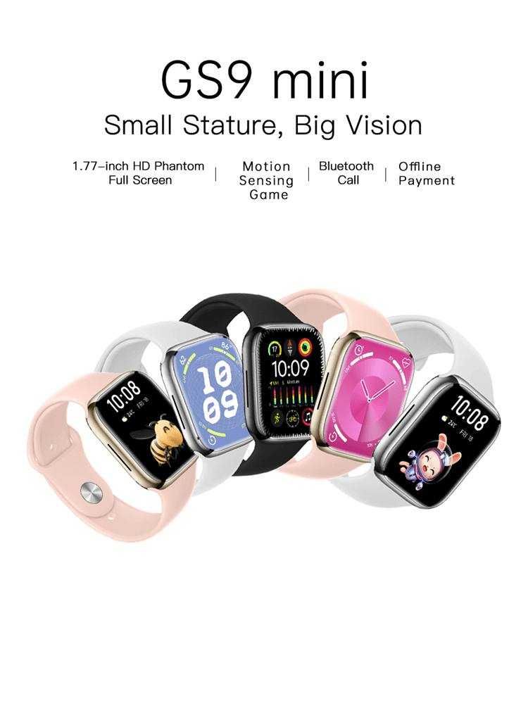 Смарт годинник GS9 mini, Smart Watch 9 серії 41 mm, українське меню