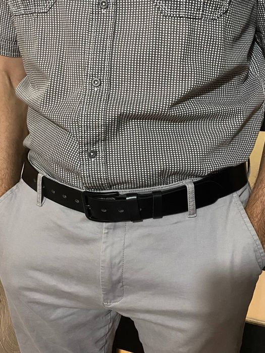 Мужской ремень , материал экокожа, длина 120, 130см