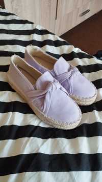 Fioletowe espadryle