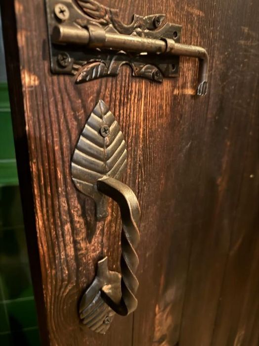 Kute zawiasy Ozdobne Narożniki okienne drzwiowe kute  RÓŻNE 30cm 40cm