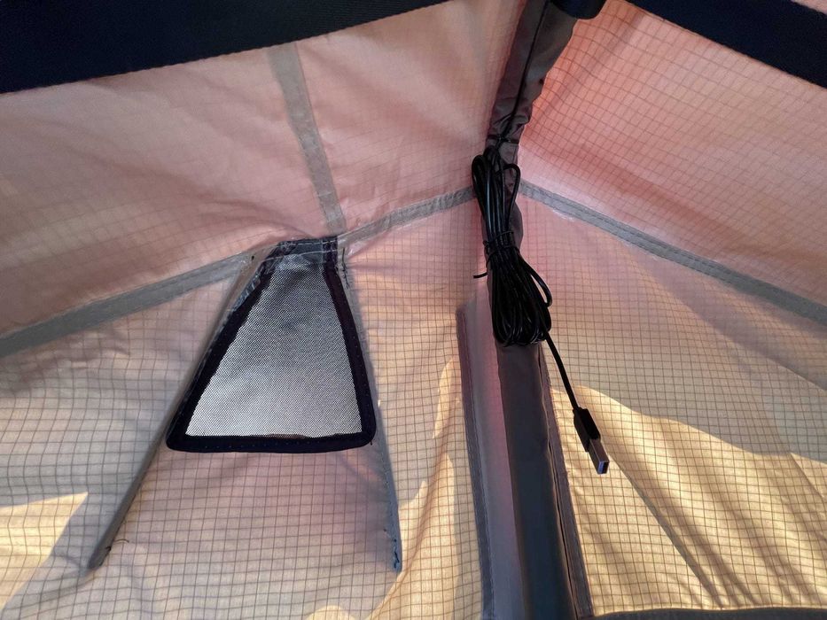 Namiot dachowy ALASKA 190 cm 5 osobowy beżowy