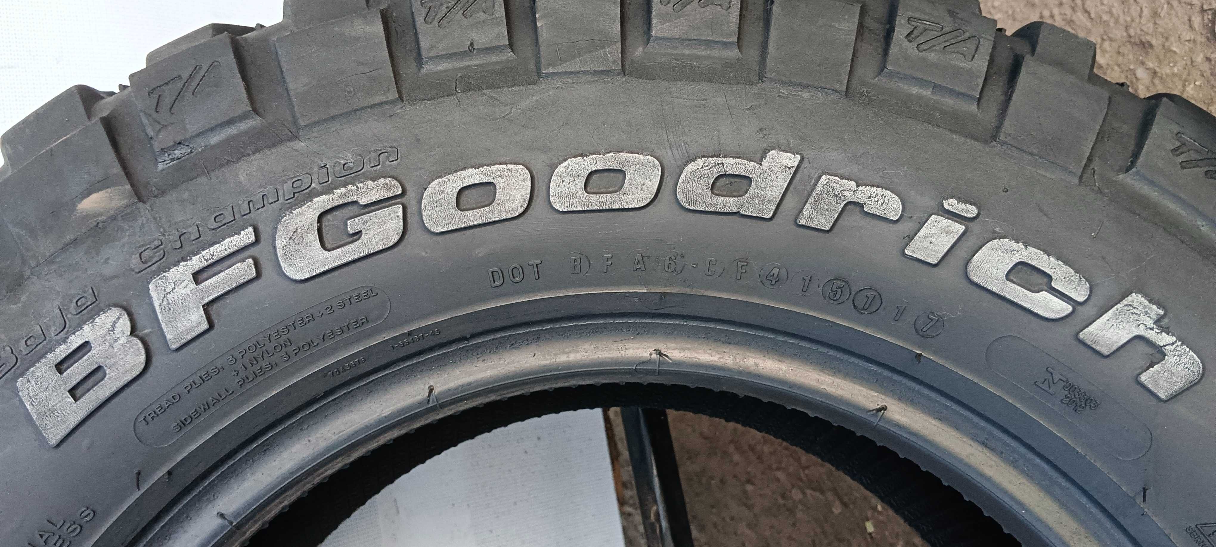 Szt2375M Sztuka 255/70R16 BFGoodRich Mud-Terrain T/A dot.5117