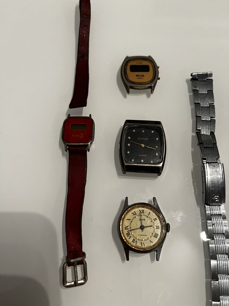 Zestaw vintage zegarki i bransolety