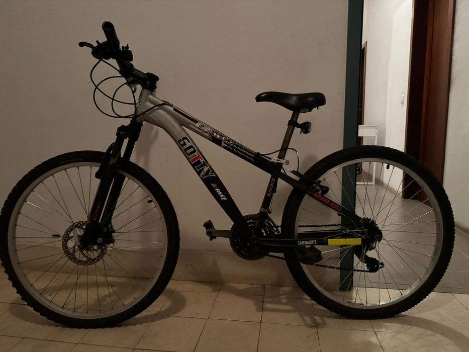 Bicicletas, uma femenina, 2 masculinos e uma de criança