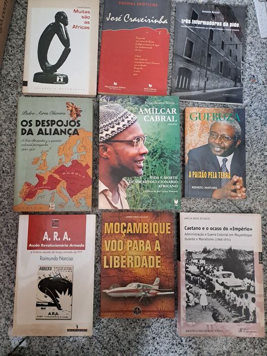 Livros ex-colónias Portuguesas