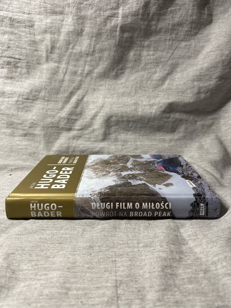 Książka Długi film o miłości powrót na Broad Peak Jacek Hugo Bader