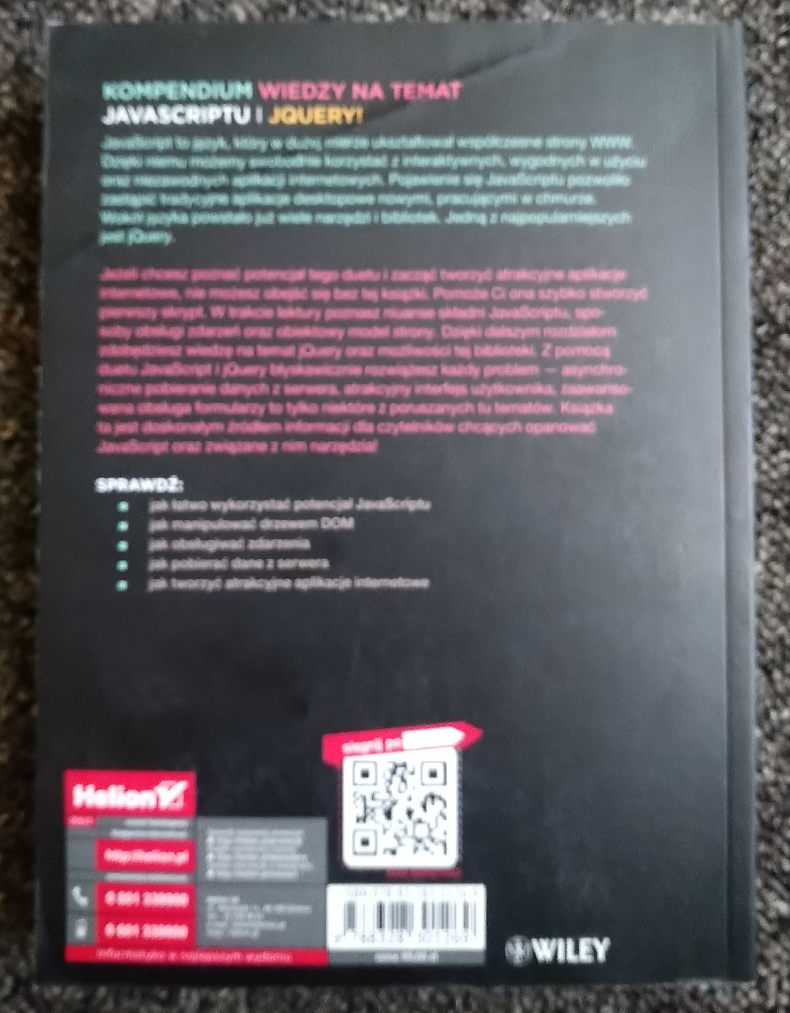 JavaScript i jQuery. Interaktywne strony . Front-End Developer