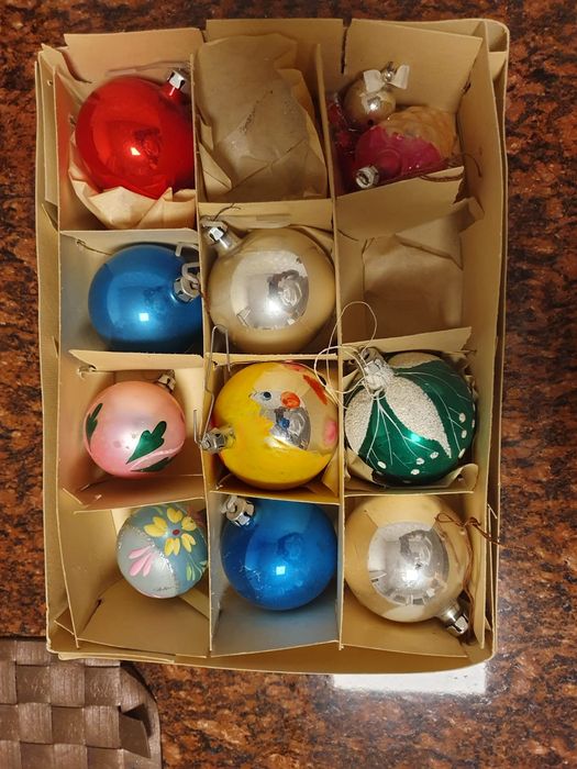Bombki choinkowe PRL
