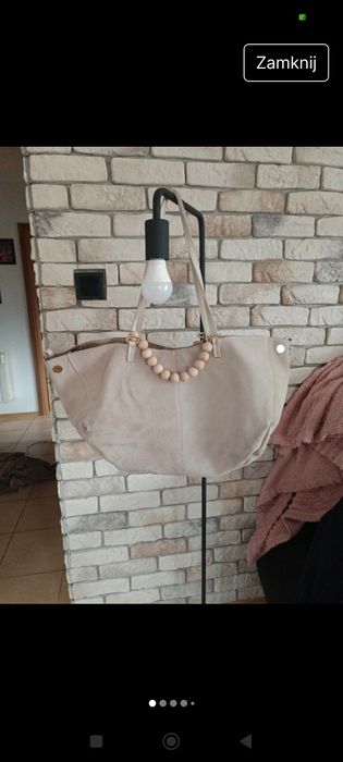 Torebka shoperka skórzana Manzana