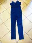 Made in italy elegancki kombinezon damski XS s m indygo