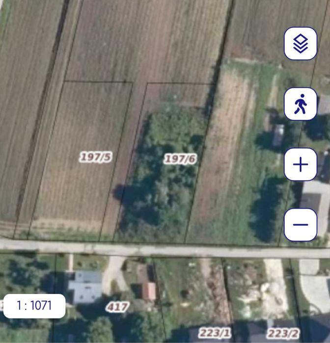Działka 14,25 ara Piotrkowice Małe z WZ