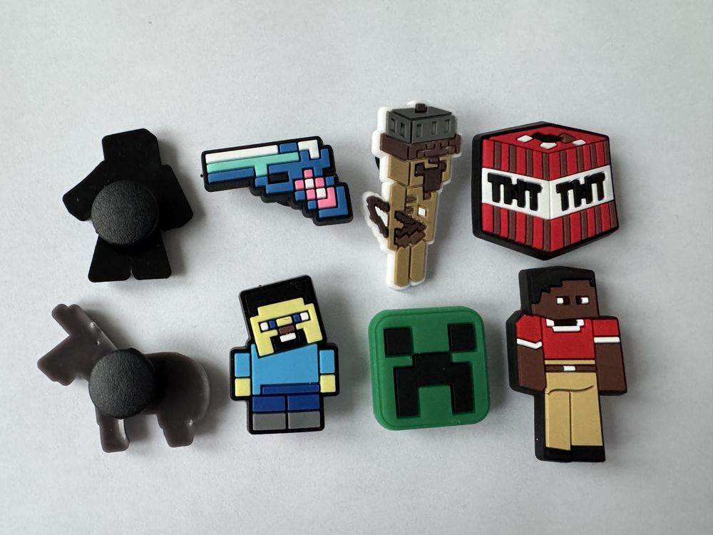 Charms Crocs Minecraft przypinki nowe