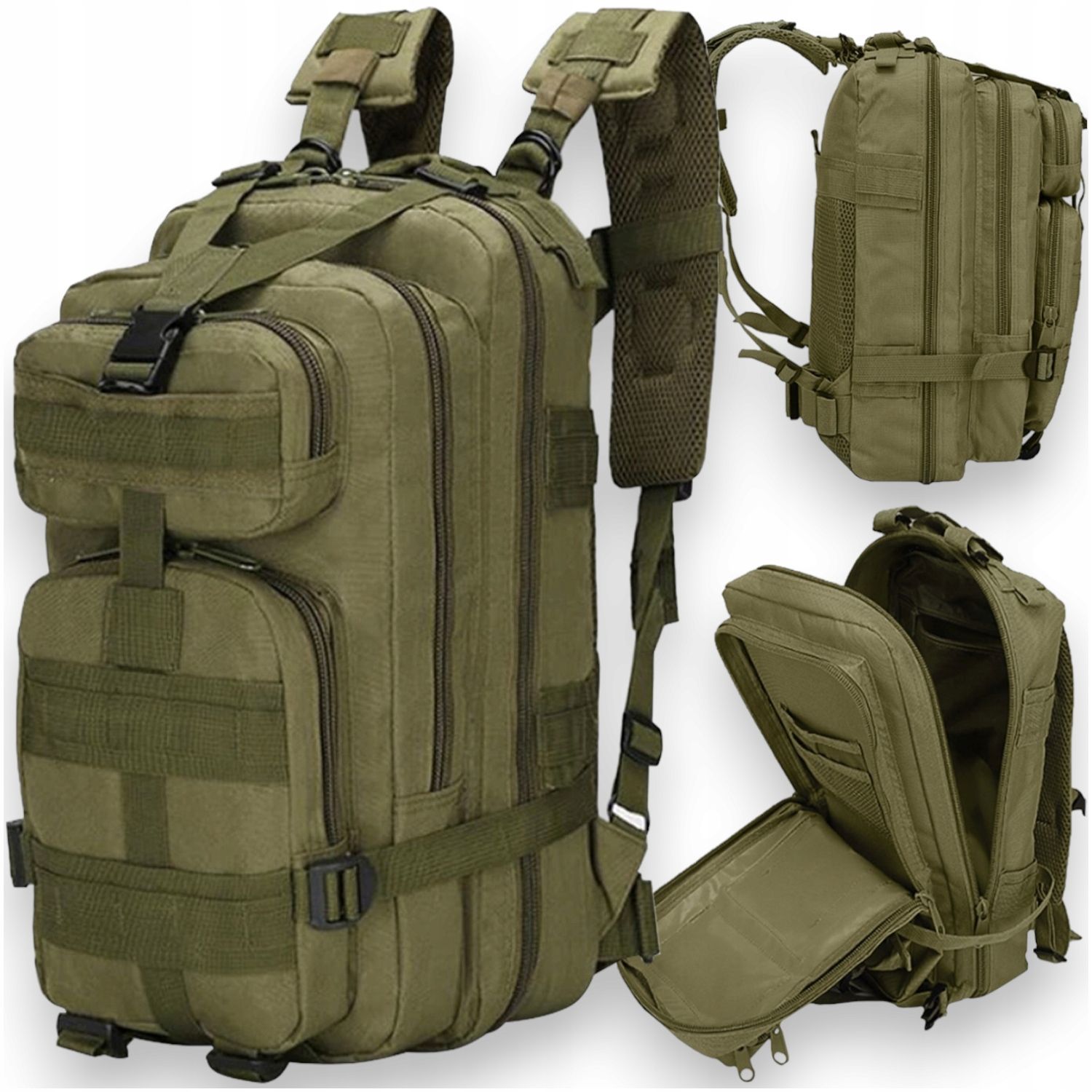 Plecak Militarny Wodoodporny Taktyczny Wojskowy Survival 38 L Usztywni