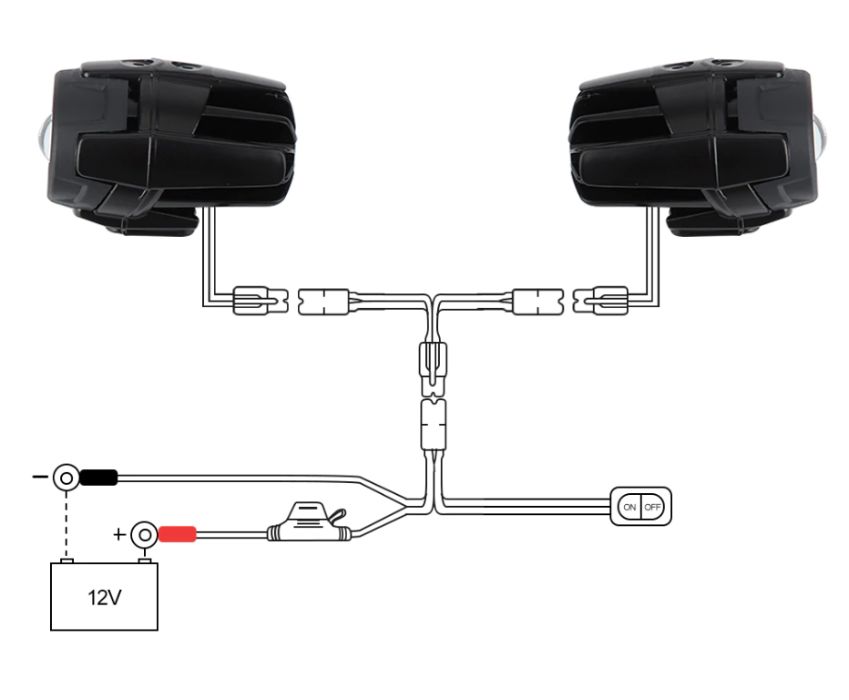 Halogeny led lampy FV23% FIRMA PL V-STORM BMW GS varradero motocyklowe