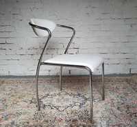 Krzesło w stylu włoskim chromowane vintage