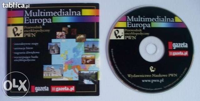 Multimedialny atlas świata i atlas Europy - 2 płyty CD - PWN