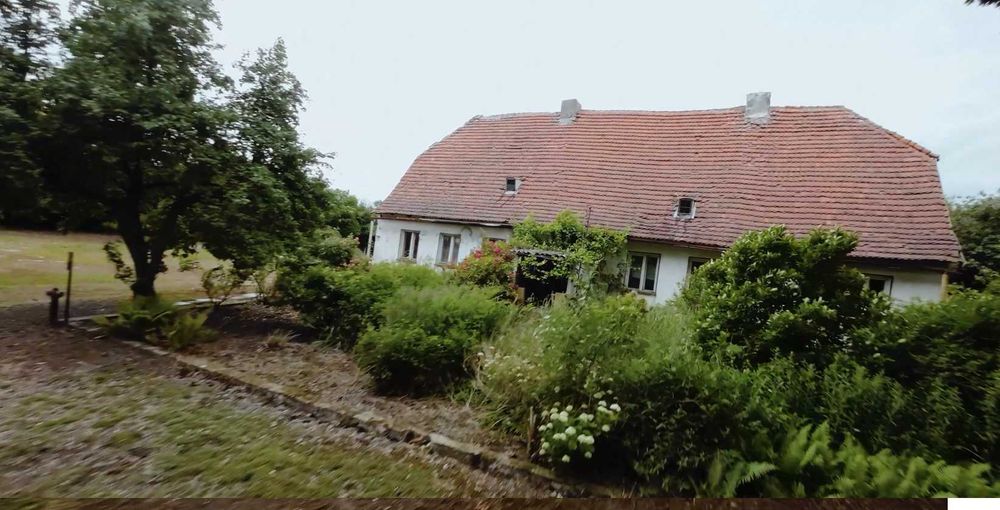 Działka zabudowana 96ar 9600 m2 okolice Wrocławia