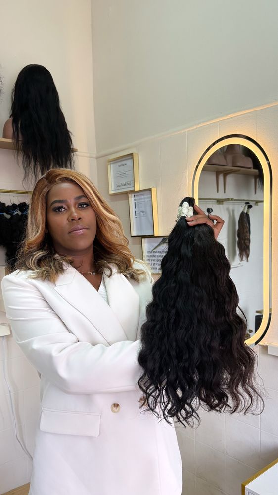 Extensoes de cabelo humano de qualidade