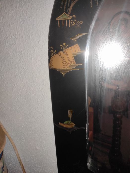 Espelho pintado a tinta da China