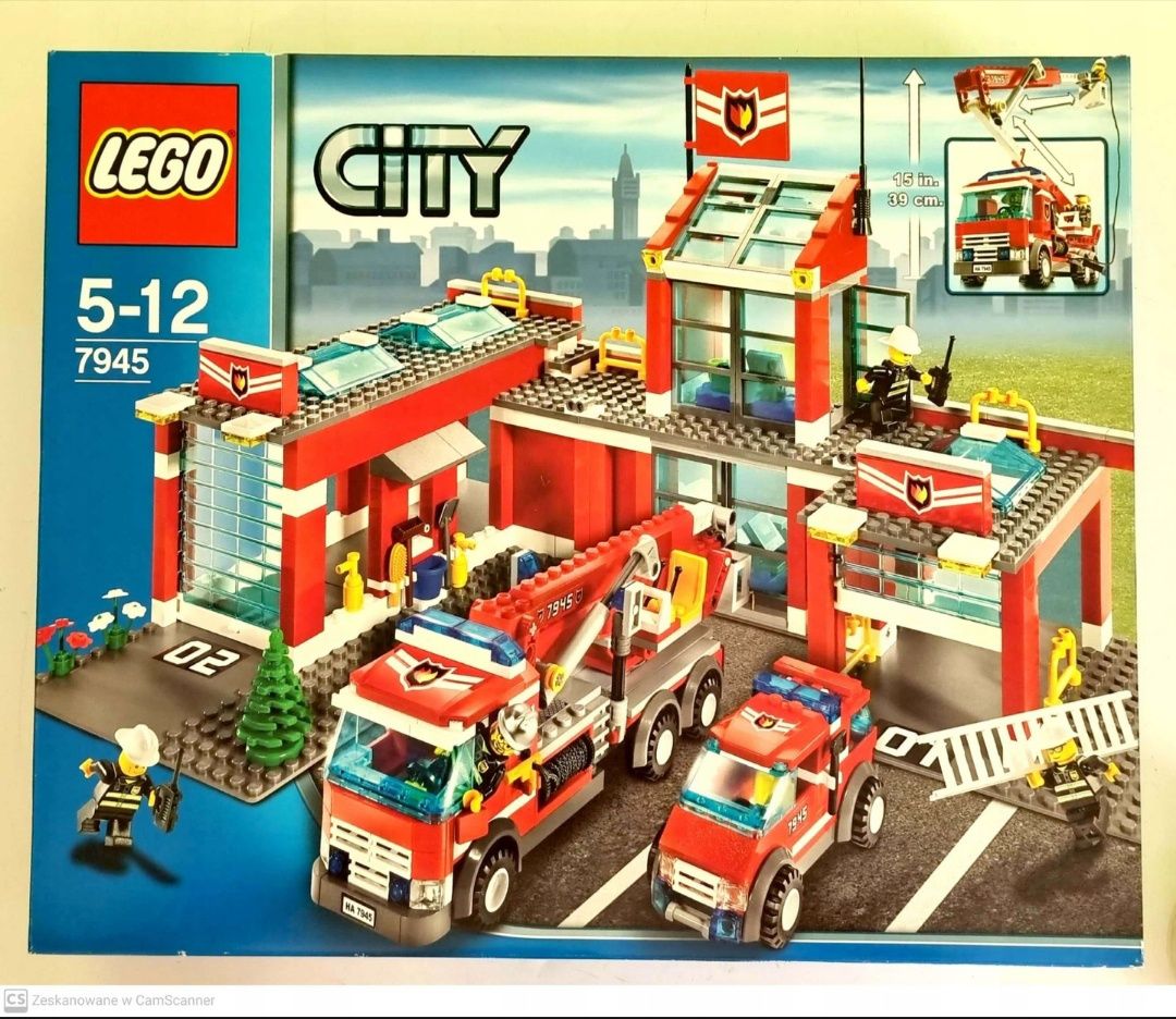 Klocki LEGO city remiza 7945