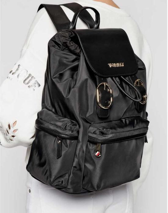 Plecak TOMMY HILFIGER - Recycled Nylon Backpack AW0AW08853