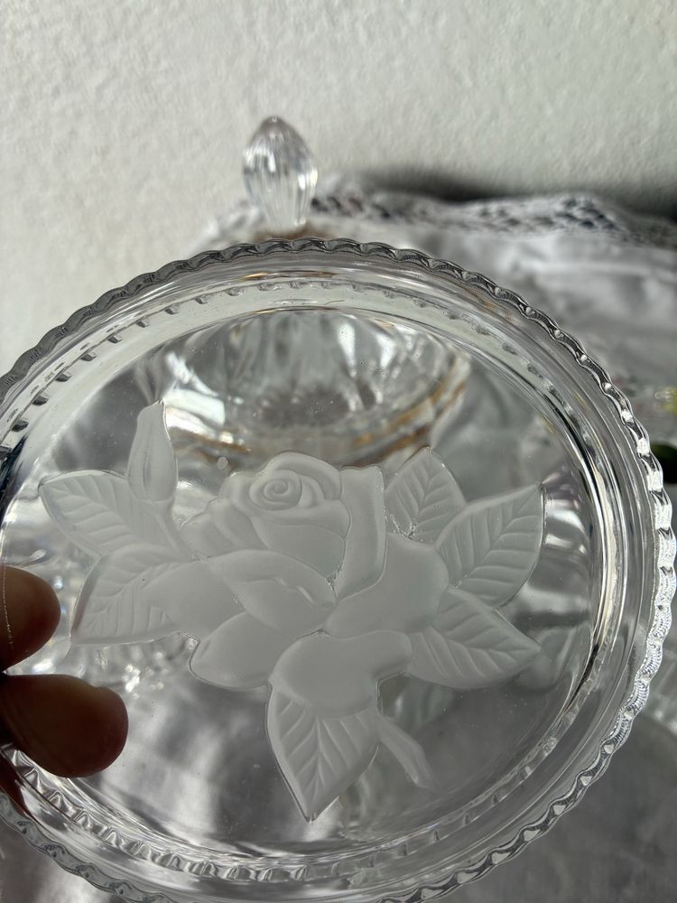 4 peças novas em cristal