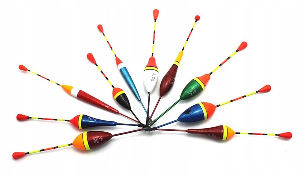 10 sztuk Zestaw Spławików Aptel spławiki przelowtowe wękdarskie zestaw