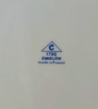 ĆMIELÓW - talerze plaski płytkie 5 szt