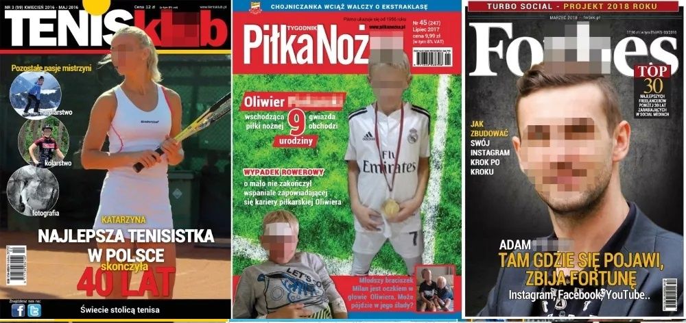 Okładka gazeta zdjęcie - prezent urodziny 18 30 40