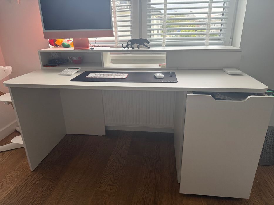 Biurko 160 śnieżna biel.