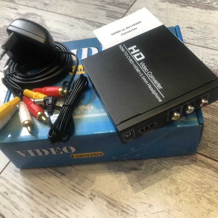 Hdmi в Av, Rca, Hdmi, 1080P конвертер, преобразователь