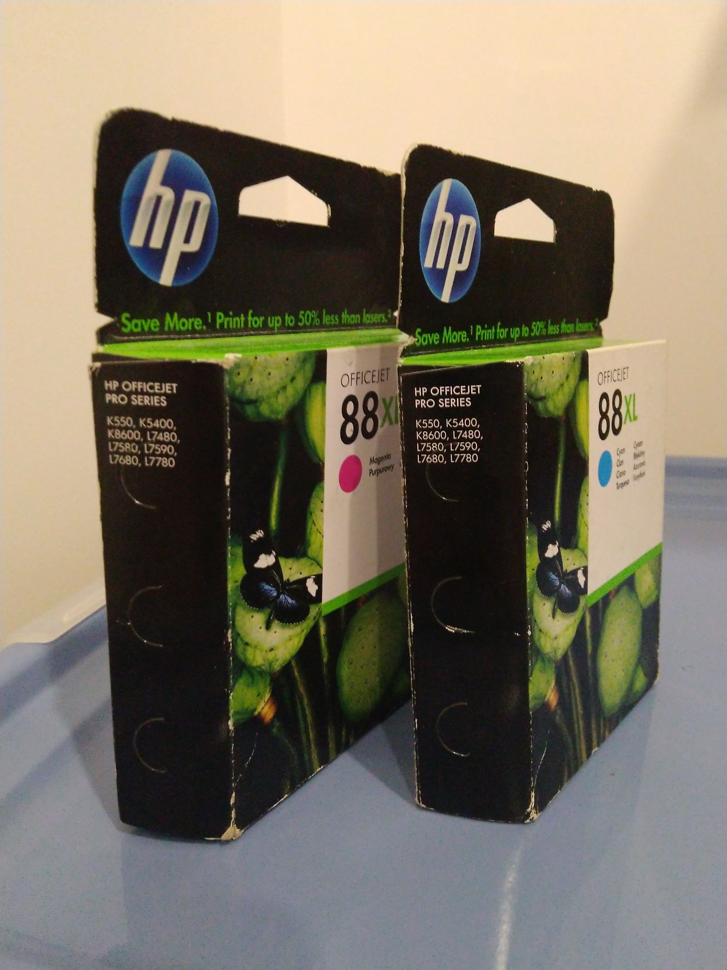 HP 88XL tusz oryginalny magenta cyan C9392AE C9391AE