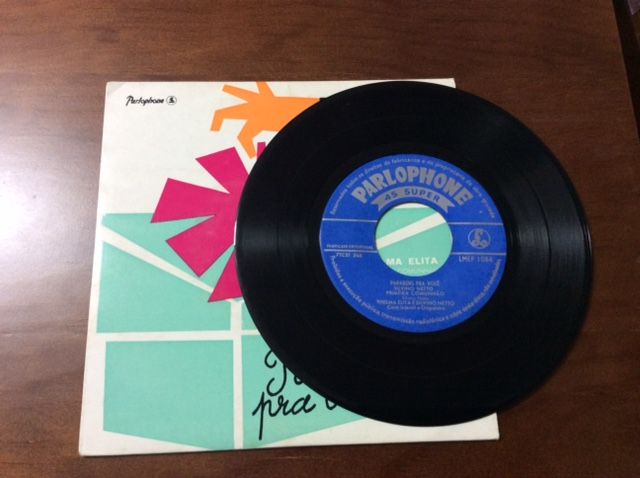 Disco de vinil (single) - Silvino Netto e Thelma Elita